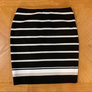 NWT Striped Skirt with zipper, Size 12